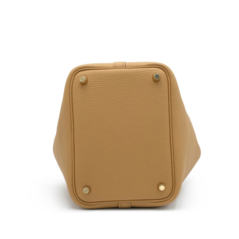 Hermès Biscuit Clemence Picotin Lock 18 Gold Hardware - Image 5